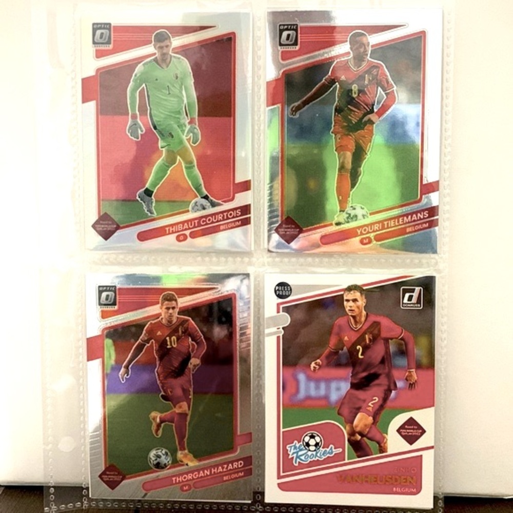 BELGIUM 🇧🇪 NATIONAL SOCCER TEAM TRADING CARDS